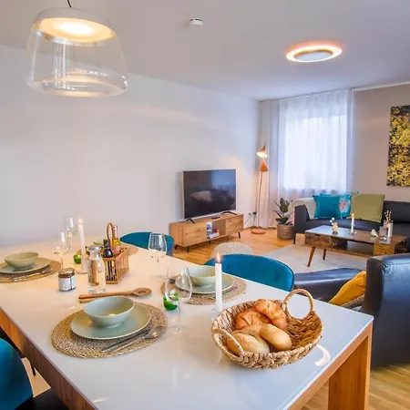 4-room Luxury - Close To Station, Free Parking, Kitchen * Lipsia